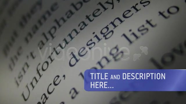 Blue Lower Third Videohive 114582 Motion Graphics Image 5