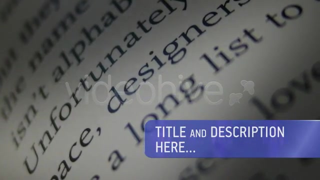 Blue Lower Third Videohive 114582 Motion Graphics Image 6