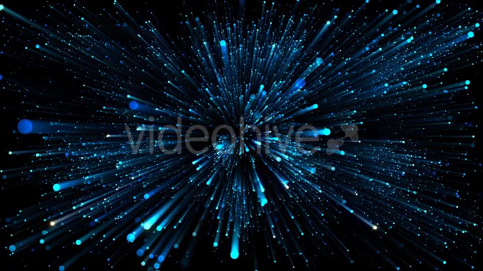 Blue Particles in Space - Download Videohive 20860172