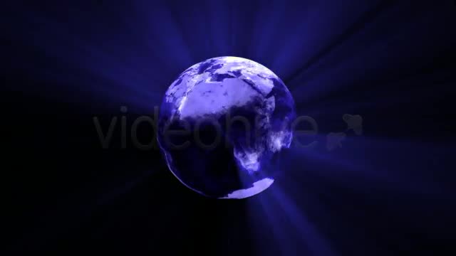 Blue Rays Globe Videohive 15538 Motion Graphics Image 1