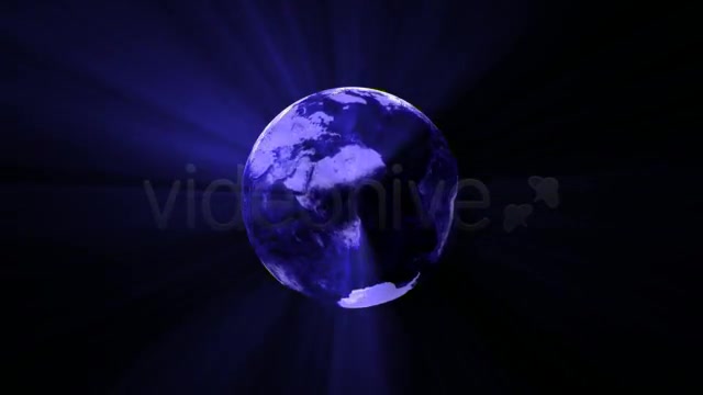 Blue Rays Globe Videohive 15538 Motion Graphics Image 7