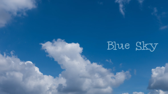 Blue Sky  - Download Videohive 6151276