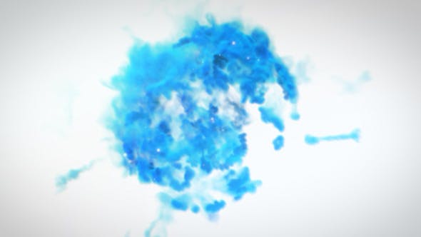 Blue Smoke Logo Reveal - Download Videohive 7511878