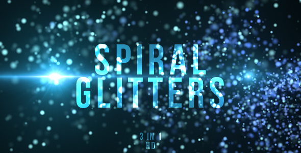 Blue Spiral Glitters - Download Videohive 21129682
