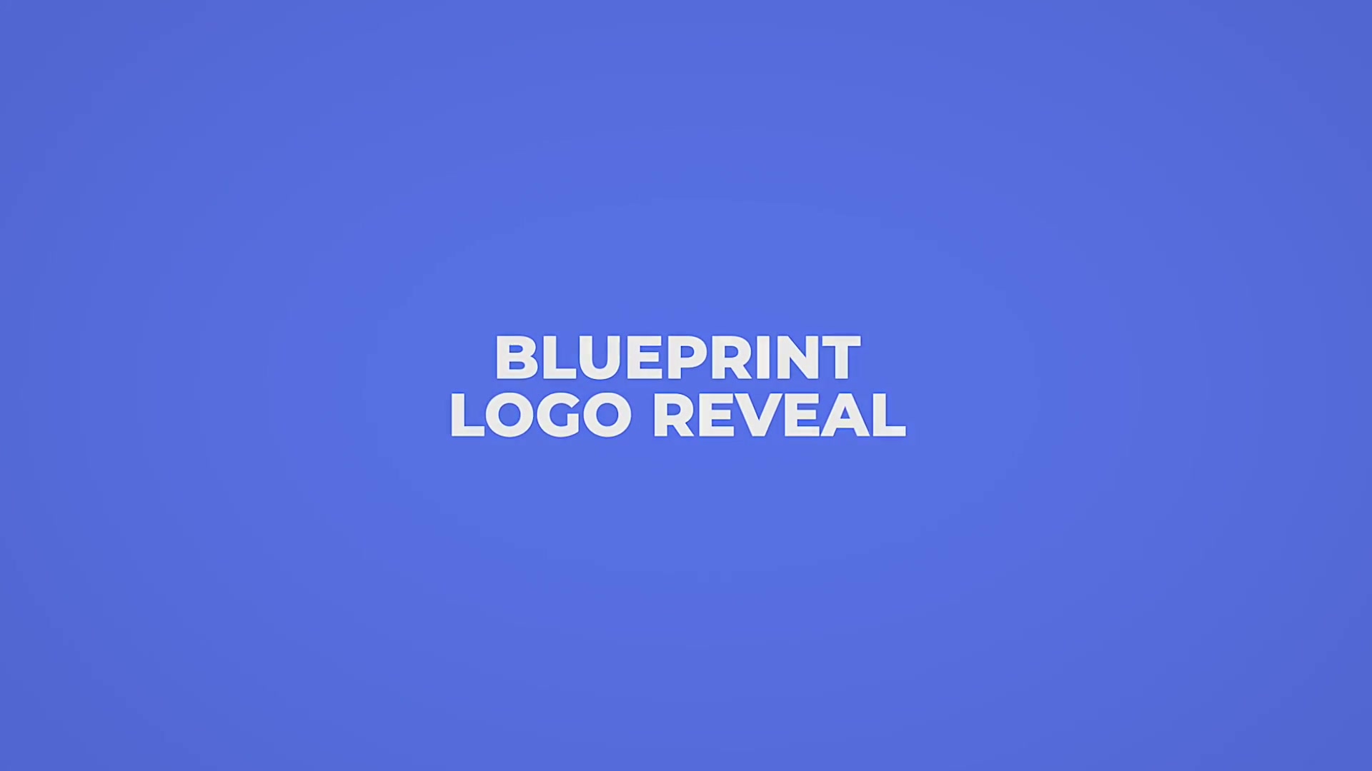 Blueprint Logo Reveal Videohive 24724069 Apple Motion Image 4