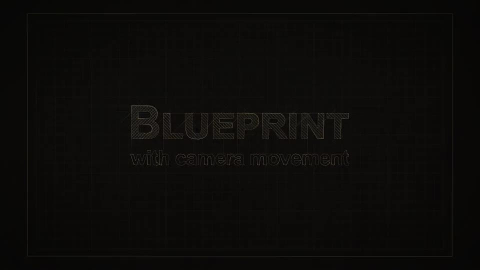 Blueprint Logo Reveal Videohive 8737282 After Effects Image 1