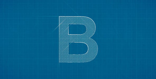 Blueprint Logo Reveal - Download 8737282 Videohive
