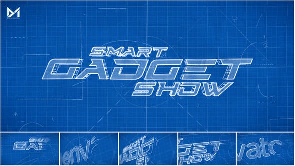 Blueprint Logo Reveal - Videohive Download 33580134