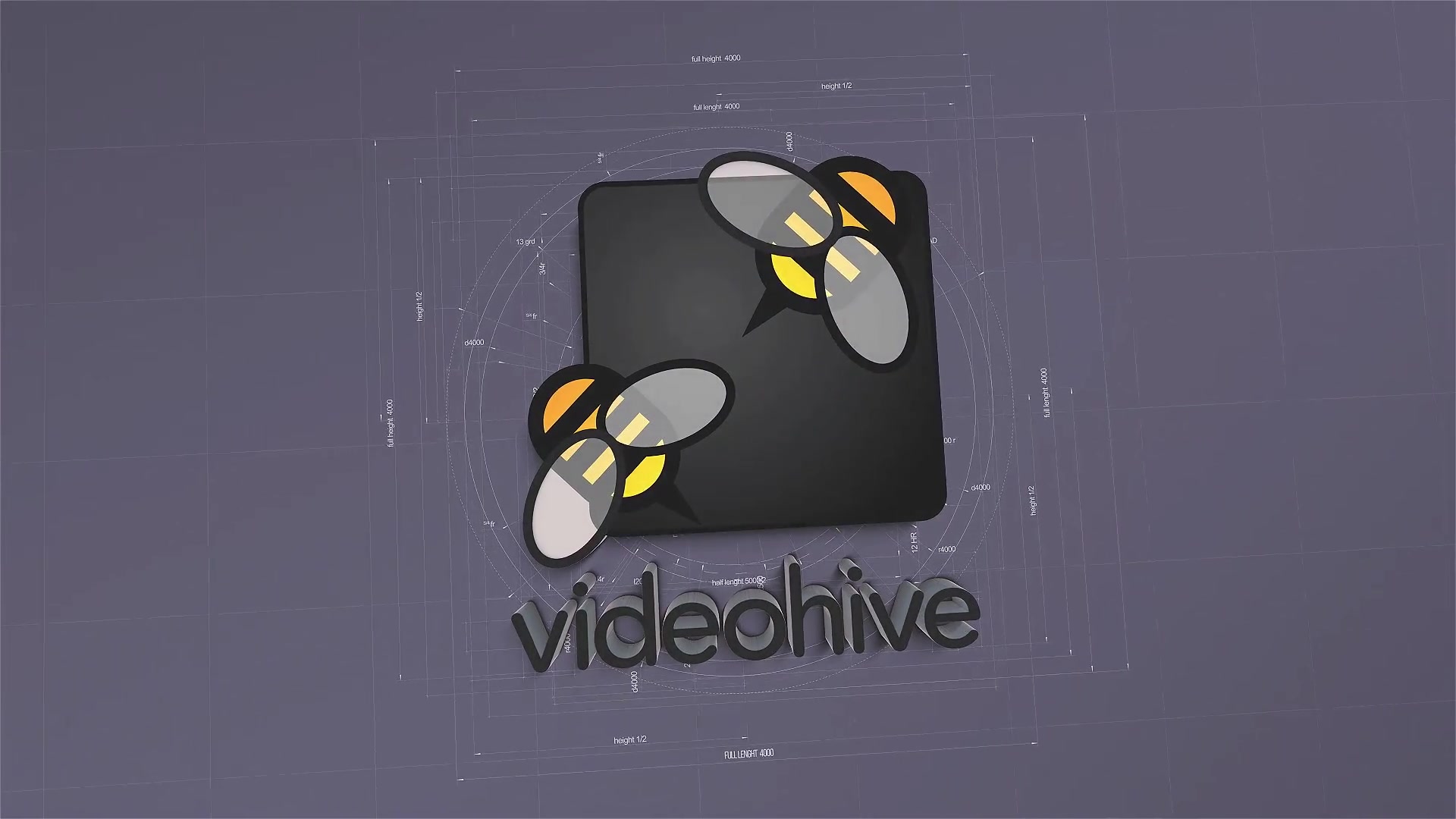 Blueprint Radial Logo Reveal. 3 items Videohive 32676674 Premiere Pro Image 9