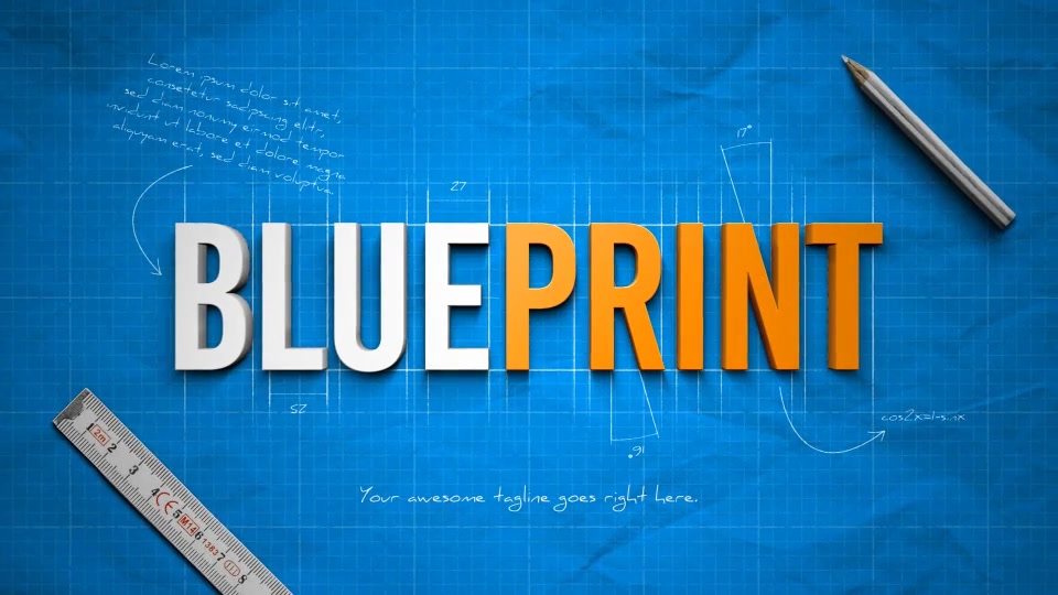 Blueprint Reveal Fast Download 23514742 Videohive After Effects