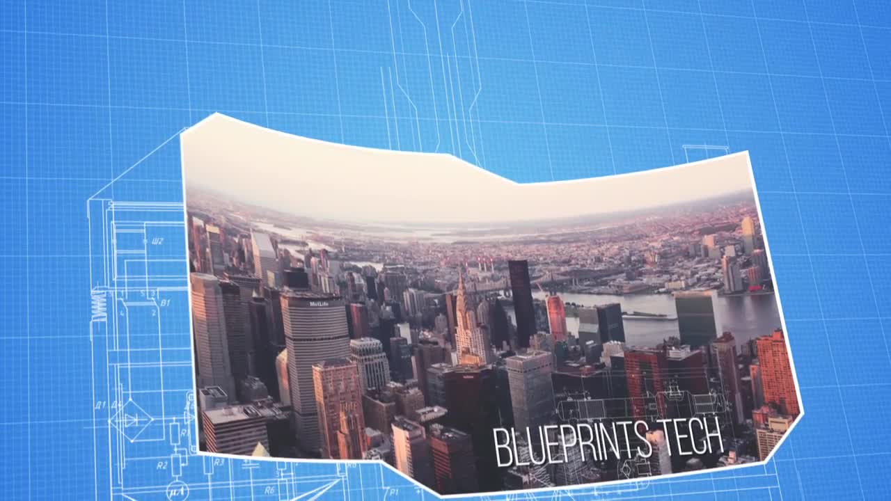 Blueprint Tech Slideshow Videohive 14082236 After Effects Image 1