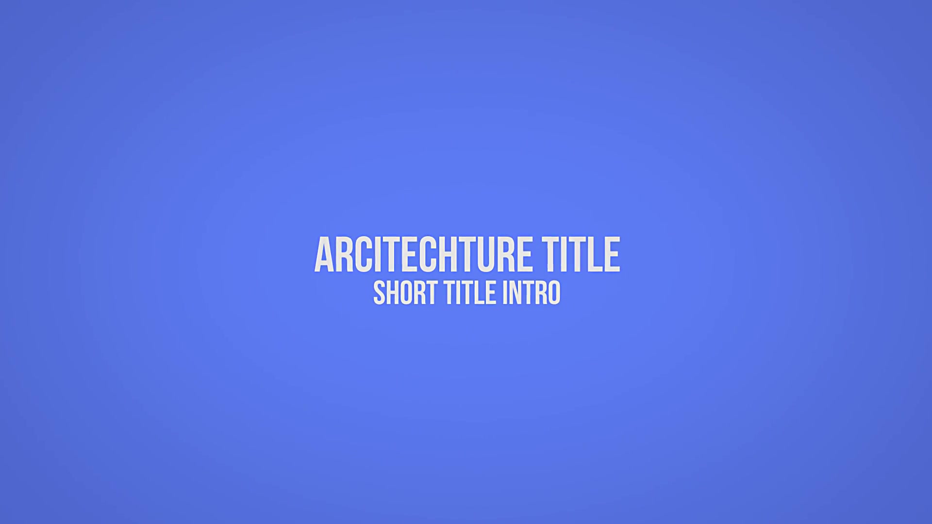 Blueprint Title Design - Download Videohive 23362003