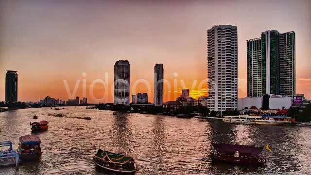 Boat Traffic in Busy River Timelapse 2 Pack - Download Videohive 3829009