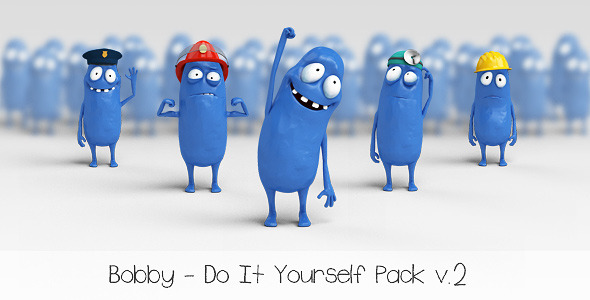 Bobby Character Animation DIY Pack - Download Videohive 8909239