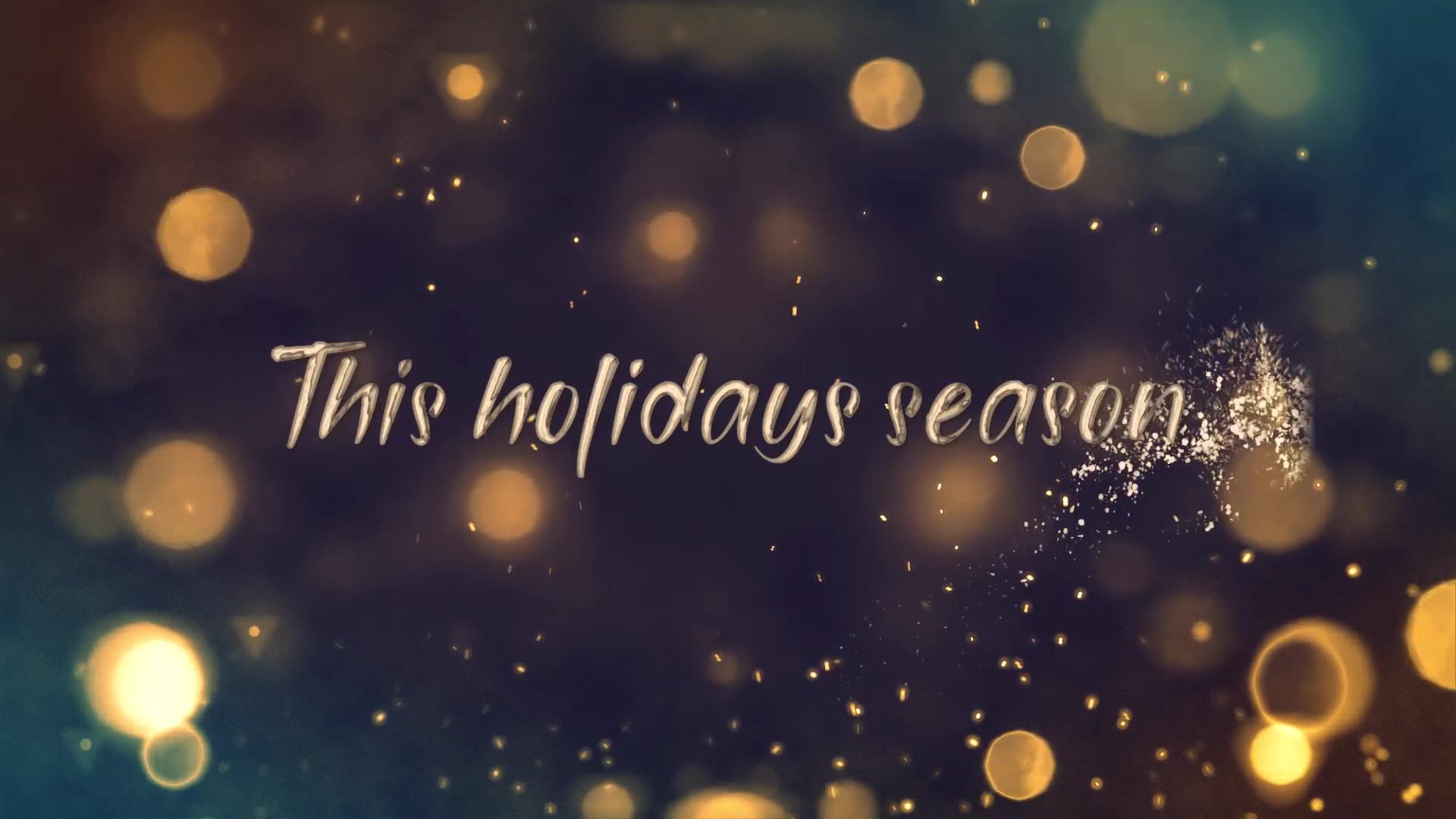 Bokeh Christmas Message Videohive 35152114 After Effects Image 2
