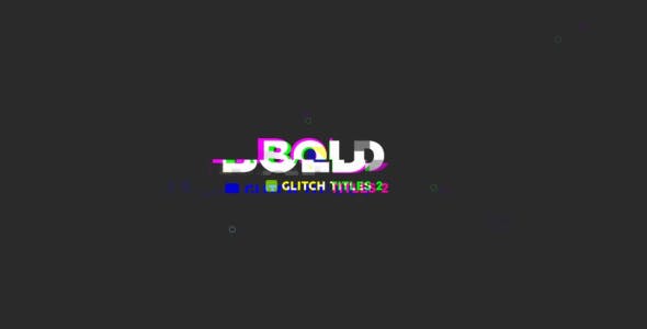 Bold Glitch Titles 2 - 20280615 Videohive Download