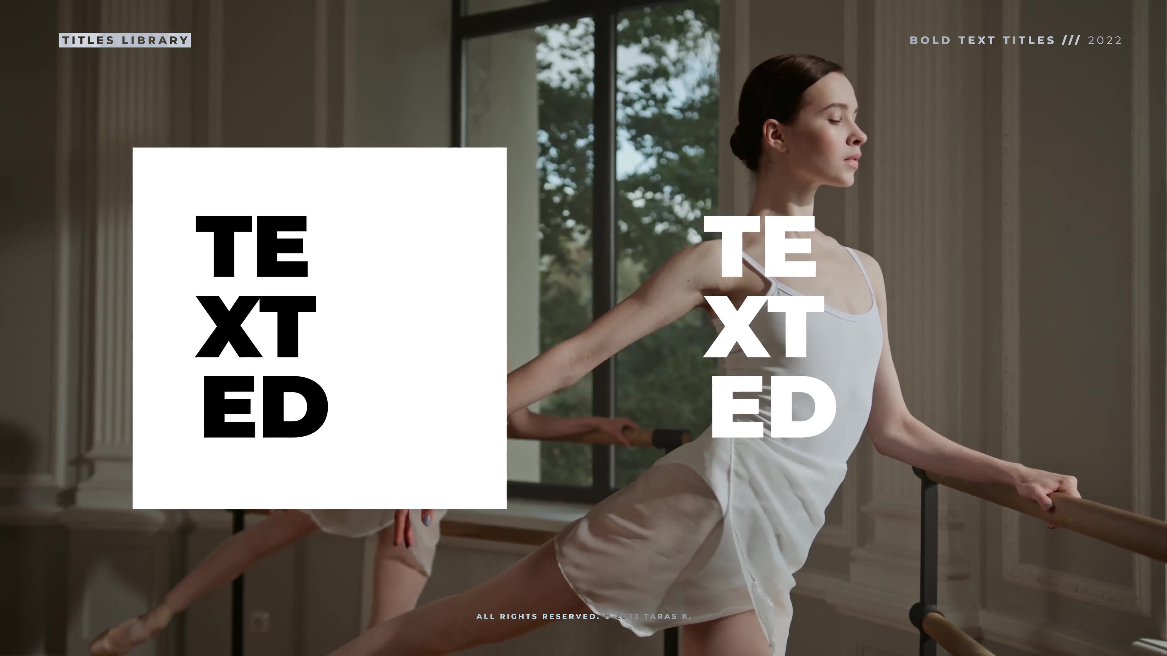 Bold Text Titles | FCPX Videohive 38928518 Apple Motion Image 5