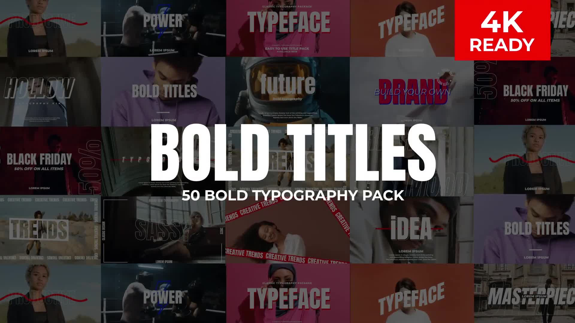 Bold Title Pack Videohive 36097990 After Effects Image 1