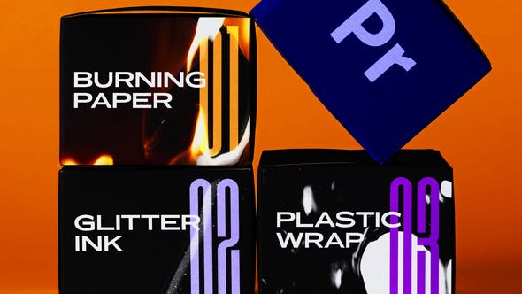 Bold Transitions Pack – Burning Paper, Ink, Plastic - Download Videohive 35352308