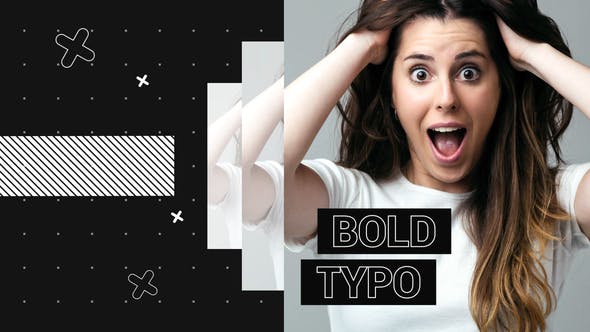 Bold Typo Opener - Download Videohive 23329936