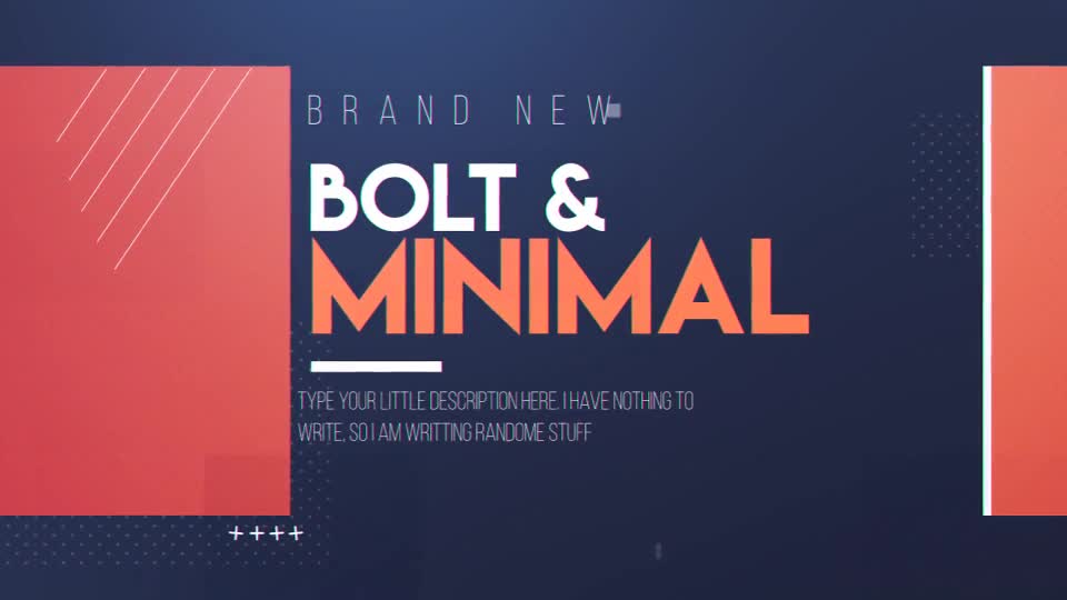 Bolt & Minimal - Download Videohive 19589717