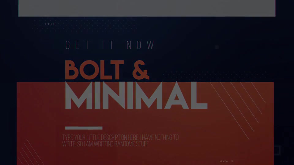 Bolt & Minimal - Download Videohive 19589717