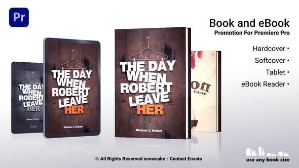 Book and eBook Promotion For Premiere Pro - Videohive 33840067 Download