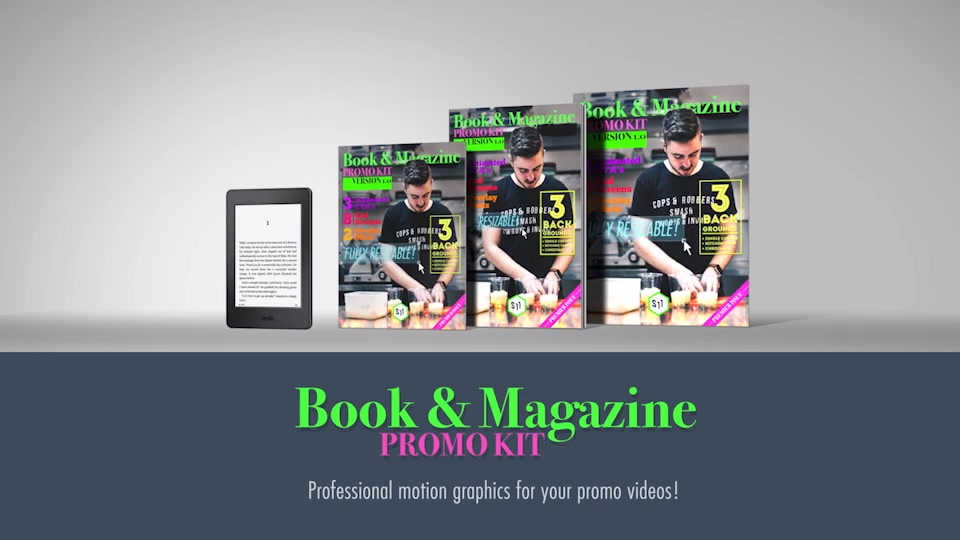 Book and Magazine Promo Kit - Download Videohive 19742450