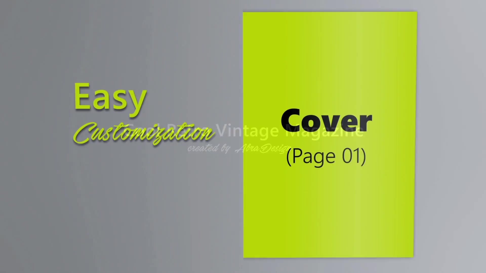 book cover animation after effects template free download
