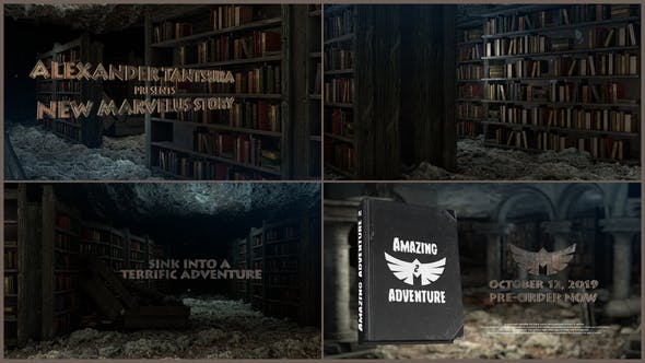 Book In The Library | Adventure - 22510803 Videohive Download