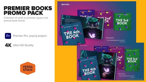 Book Publishing Marketing Pack 4K - Download Videohive 37713548