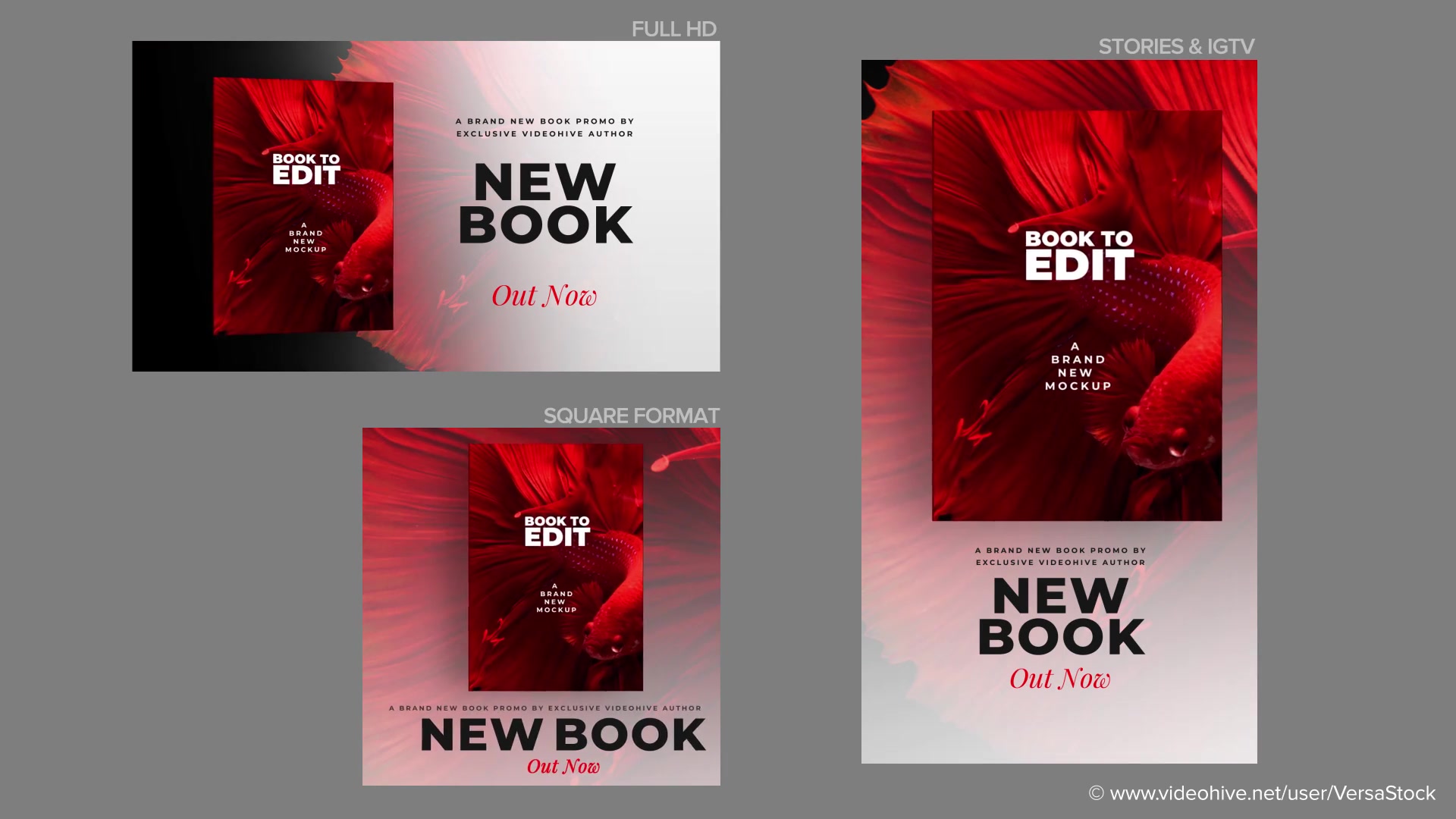 Book Social Media Promo Kit Videohive 23519050 After Effects Image 8