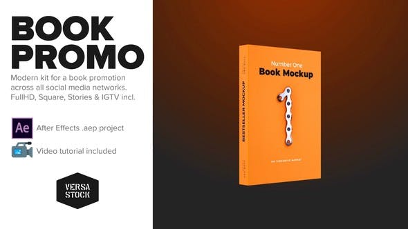Book Social Media Promo Kit - Download Videohive 23519050