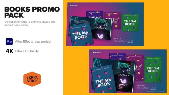 Bookstore Publishing Books Marketing Pack - 37687674 Download Videohive