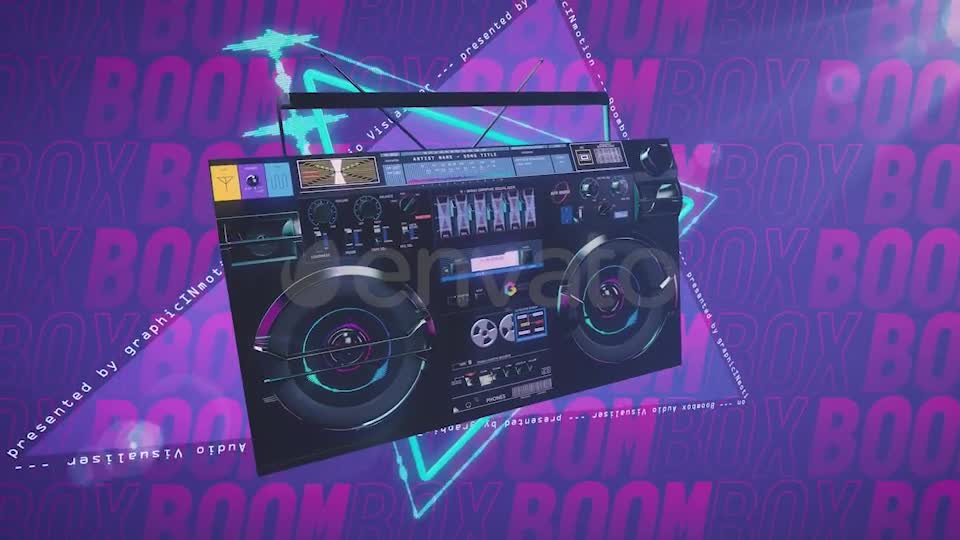 Boombox Music Visualizer Videohive 33336801 After Effects Image 1