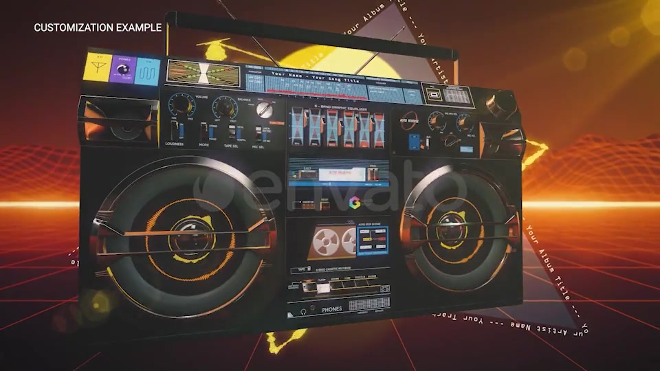 Boombox Music Visualizer Videohive 33336801 After Effects Image 10