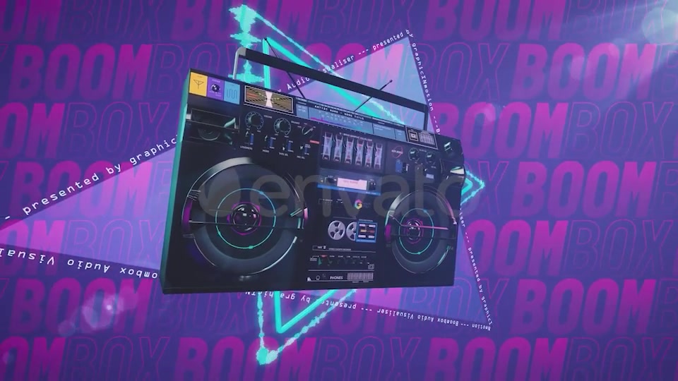 Boombox Music Visualizer Videohive 33336801 After Effects Image 3