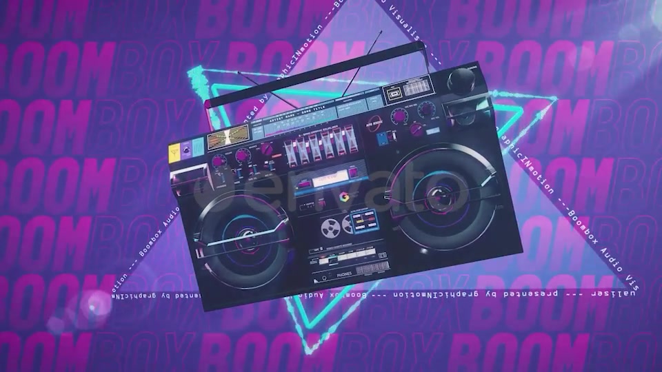 Boombox Music Visualizer Videohive 33336801 After Effects Image 4
