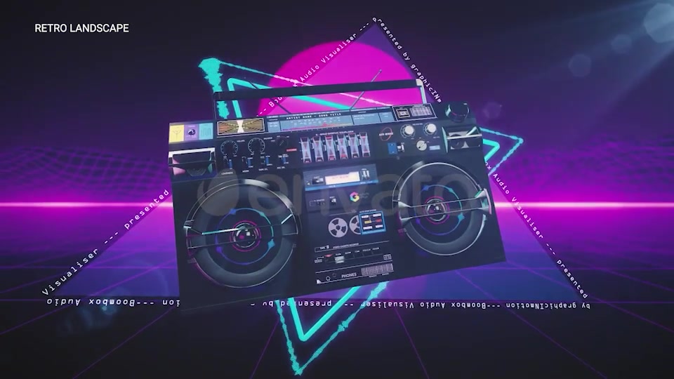 Boombox Music Visualizer Videohive 33336801 After Effects Image 7