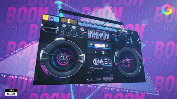 Boombox Music Visualizer - Videohive 33336801 Download