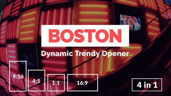 Boston | Dynamic Trendy Opener - Videohive Download 26201763