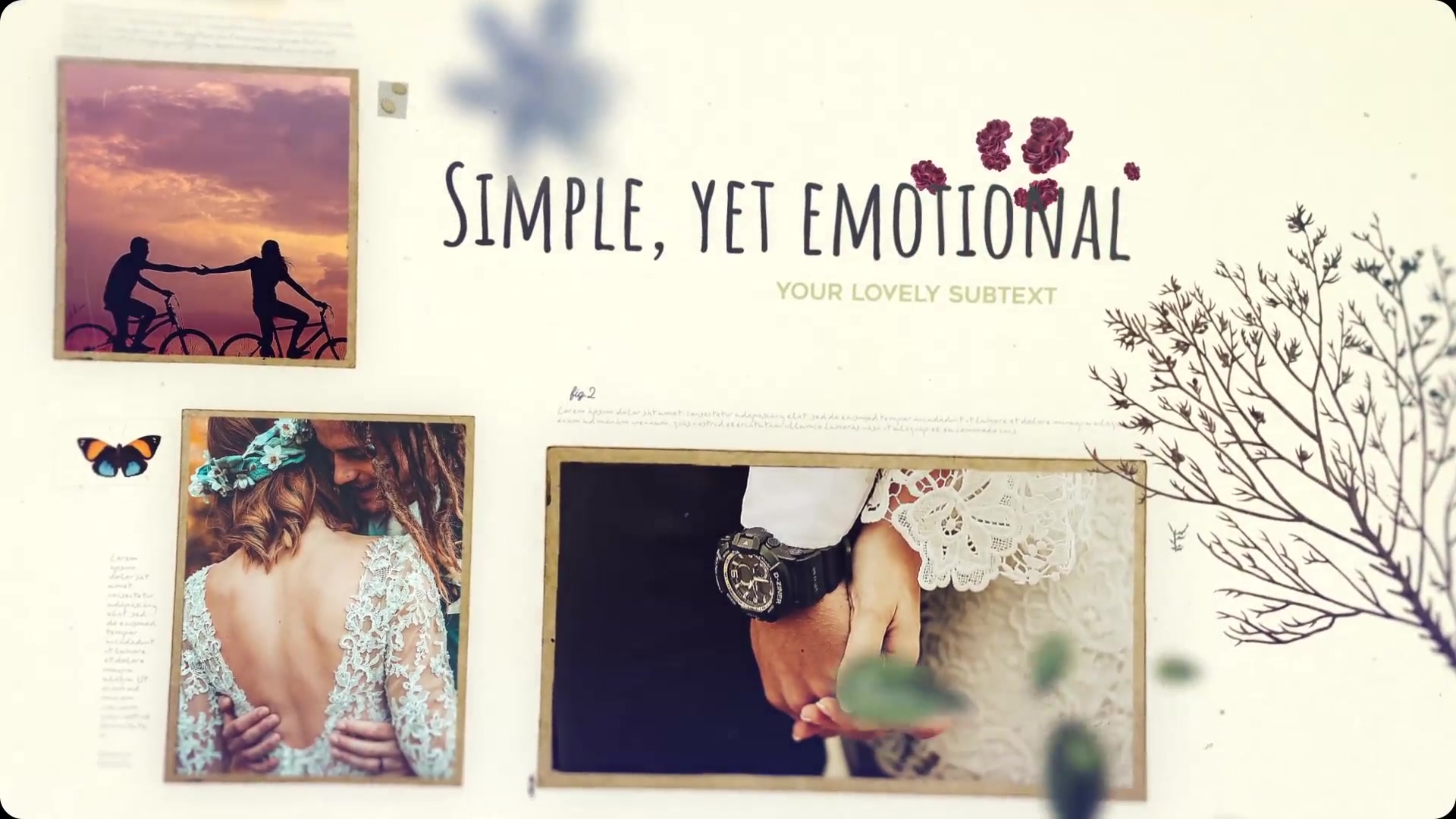 Botanical Slideshow Wedding, Love Story, Family Album - Download Videohive 22525749