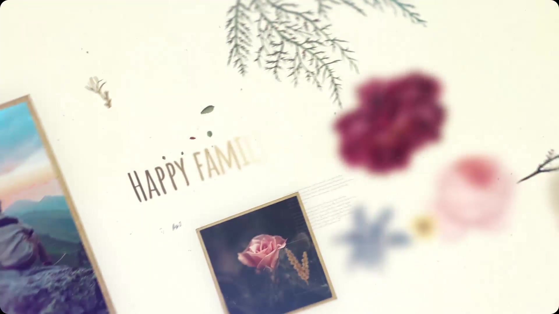 Botanical Slideshow Wedding, Love Story, Family Album - Download Videohive 22525749