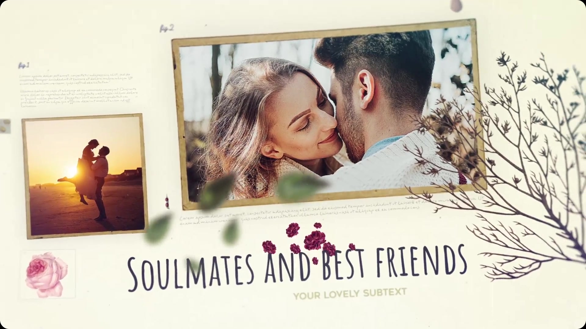 Botanical Slideshow Wedding, Love Story, Family Album - Download Videohive 22525749