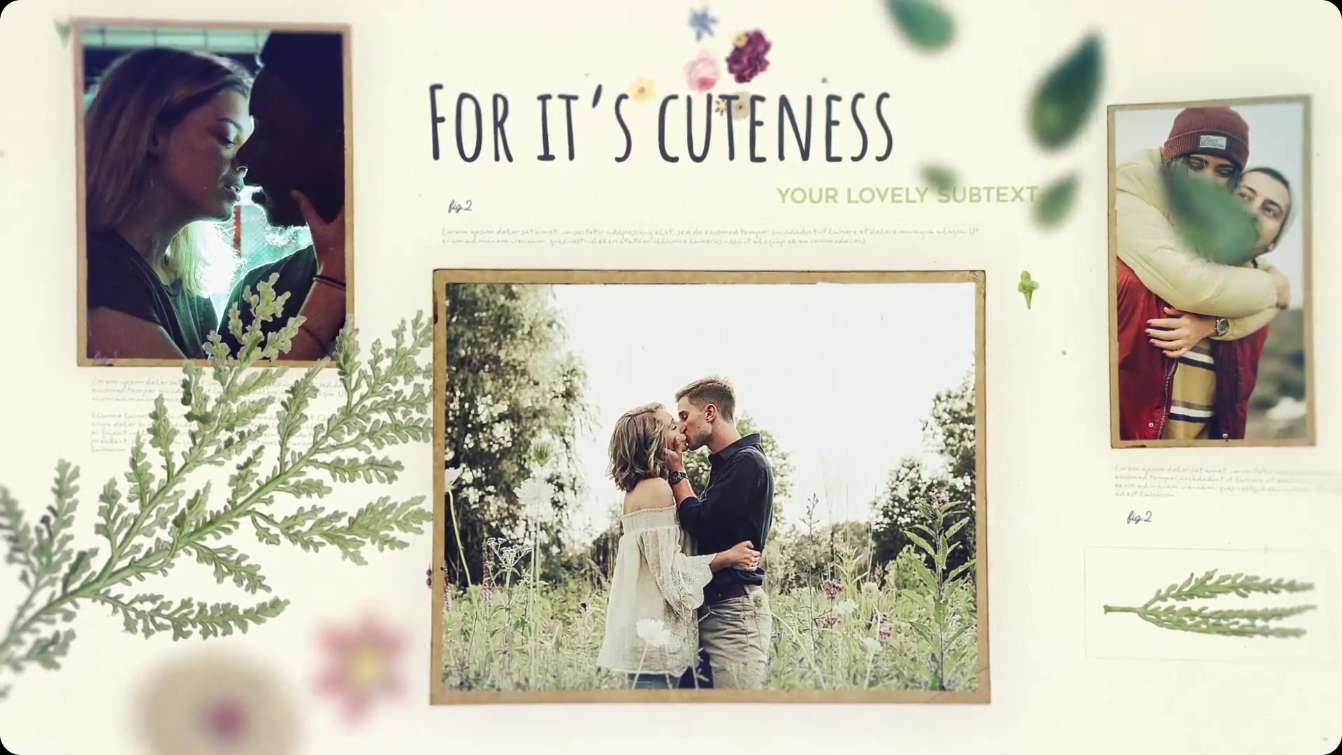 Botanical Slideshow Wedding, Love Story, Family Album - Download Videohive 22525749