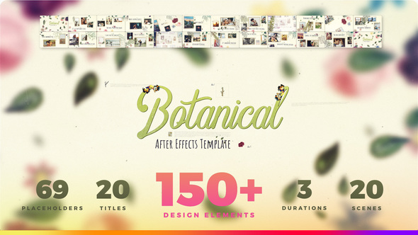 Botanical Slideshow Wedding, Love Story, Family Album - Download Videohive 22525749