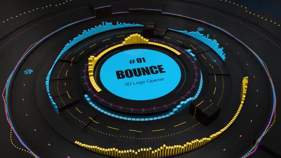 BOUNCE 3D Logo Opener Videohive 8132327 After Effects Image 2