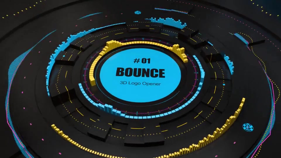BOUNCE 3D Logo Opener Videohive 8132327 After Effects Image 3