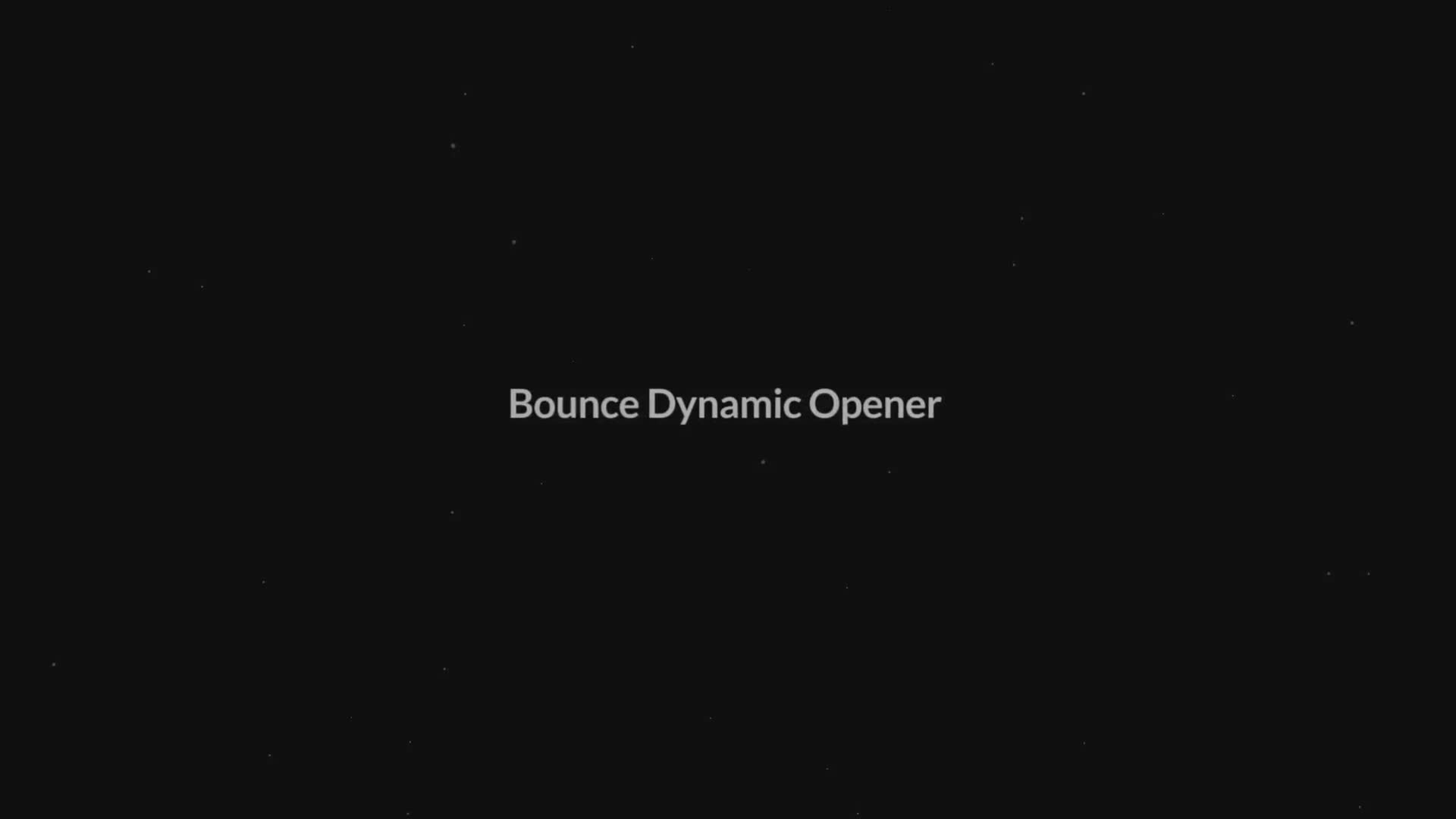Bounce | Dynamic Opener - Download Videohive 20022932