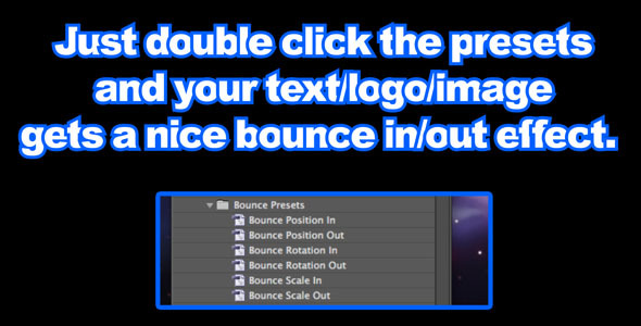 Bounce Presets - Download Videohive 305969